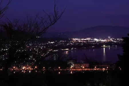 大峰山自然公園（東郷公園）の夜景