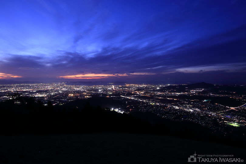 米の山展望台の夜景スポット写真（1）
