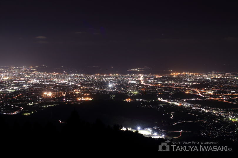 米の山展望台の夜景スポット写真（2）