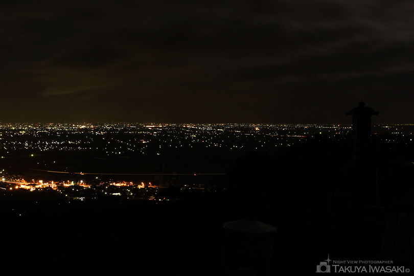 肥前仏舎利塔の夜景スポット写真（2）