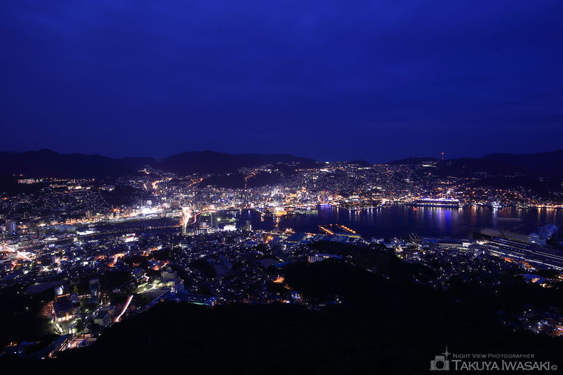 稲佐山の夜景スポット写真（1）