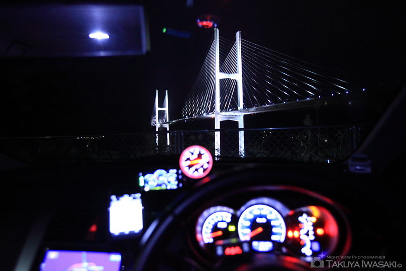 女神大橋 駐車場の夜景スポット写真（3）