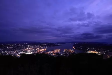 弓張岳展望台の夜景