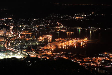 弓張岳展望台の夜景スポット写真（2）class=
