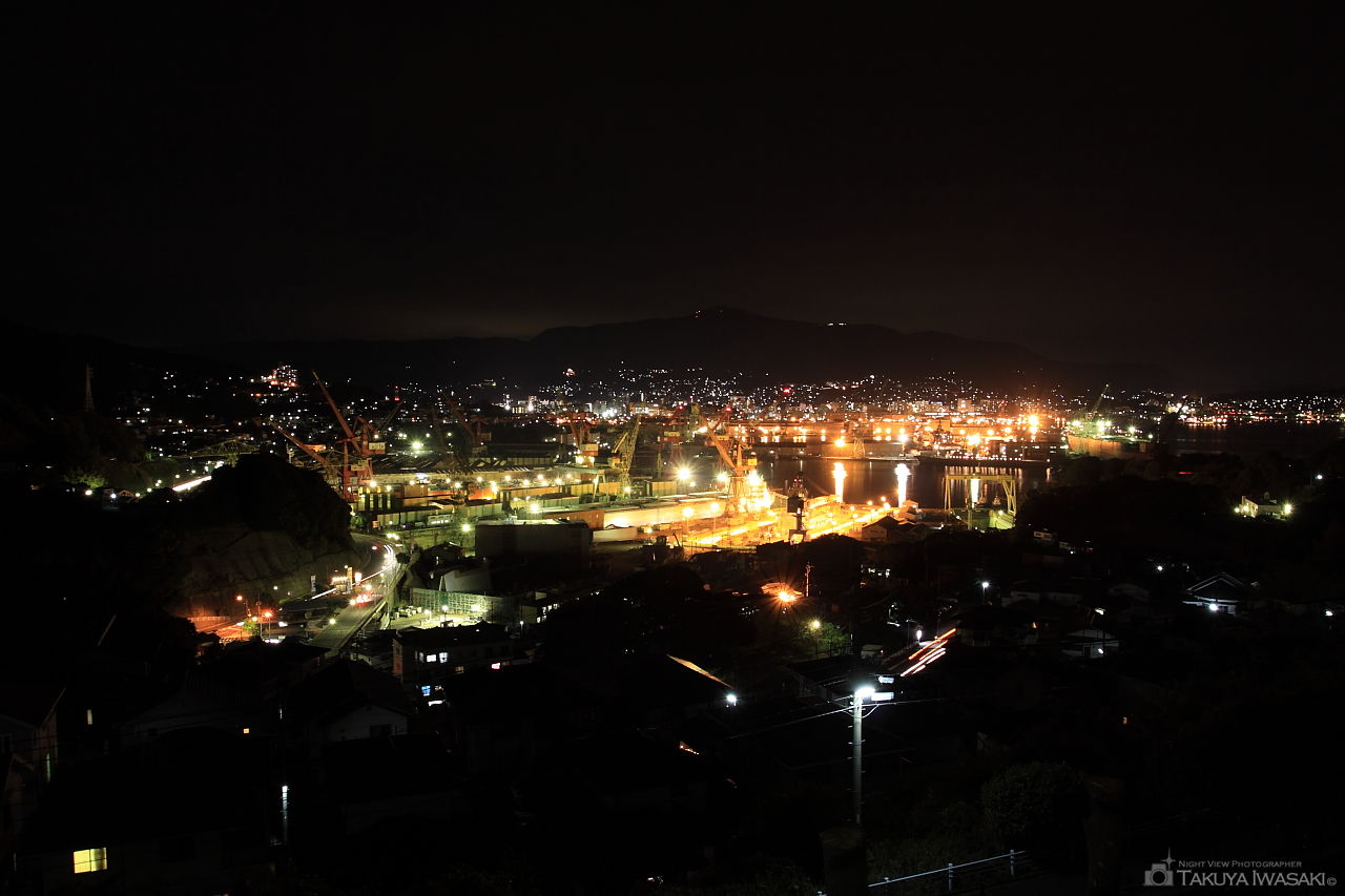 赤崎台第二公園の夜景スポット写真（1）