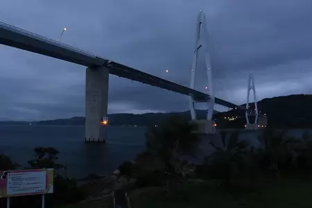 大島大橋公園の夜景