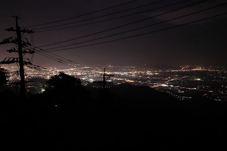 金峰山の夜景スポット写真（2）class=