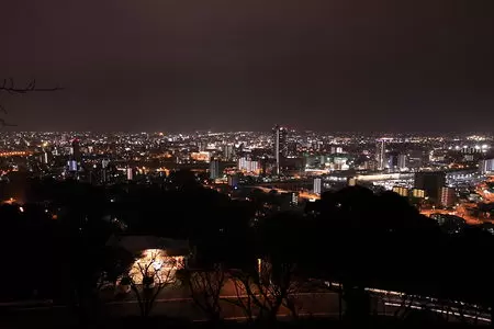 花岡山の夜景