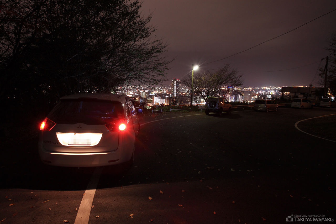 花岡山の夜景スポット写真（4）