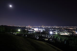 祈りの丘記念公園の夜景
