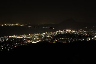 十文字原展望台の夜景スポット写真（1）class=