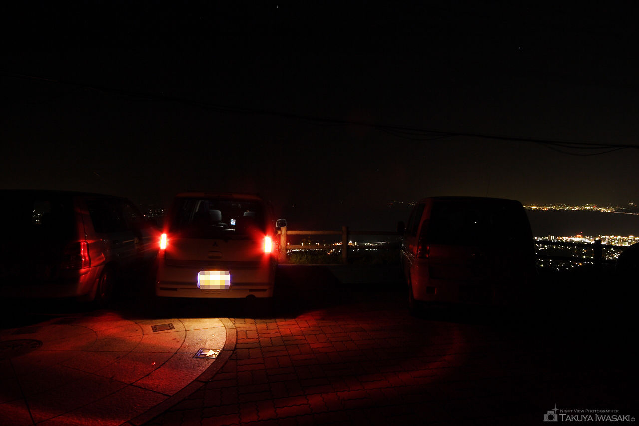 十文字原展望台の夜景スポット写真（4）