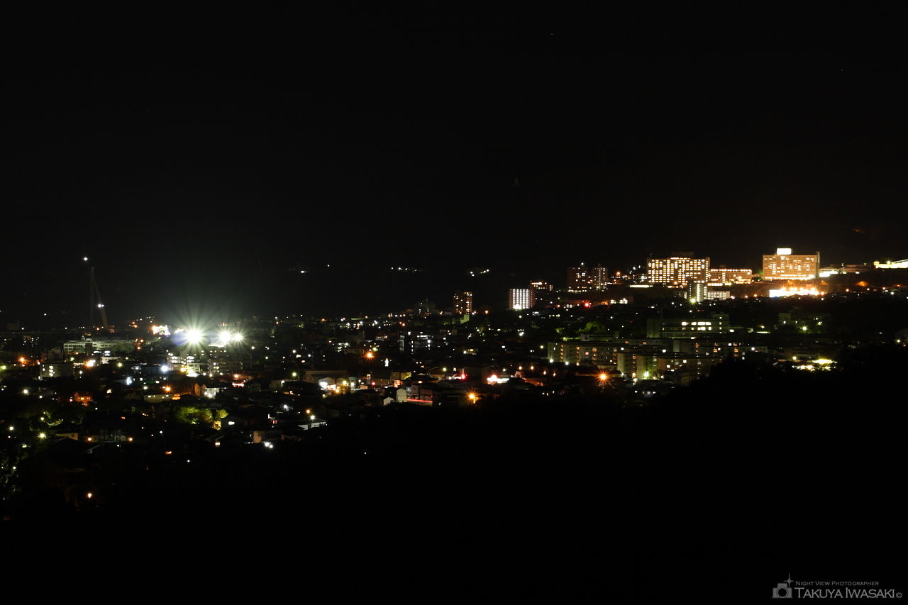 平和記念塔の夜景スポット写真（2）