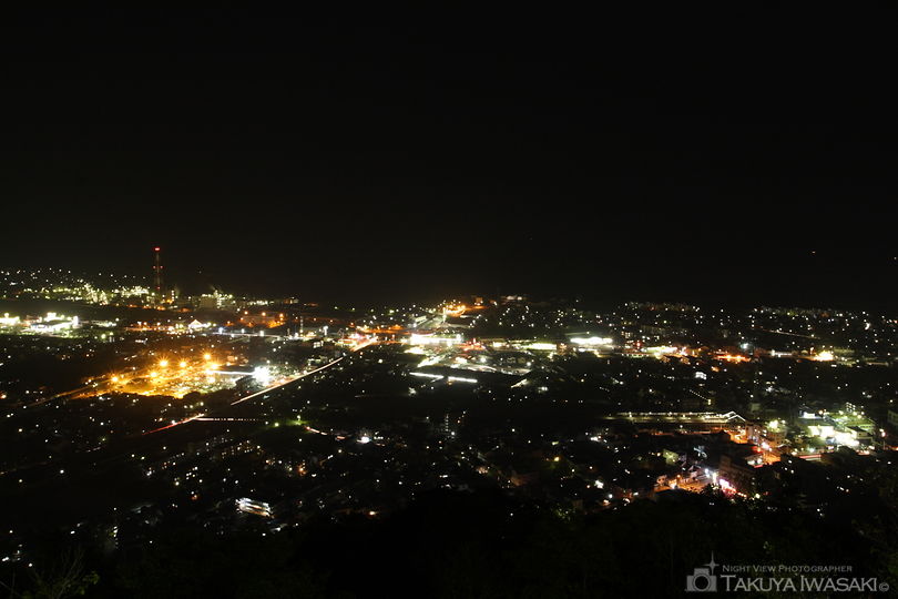 愛宕山公園の夜景スポット写真（1）