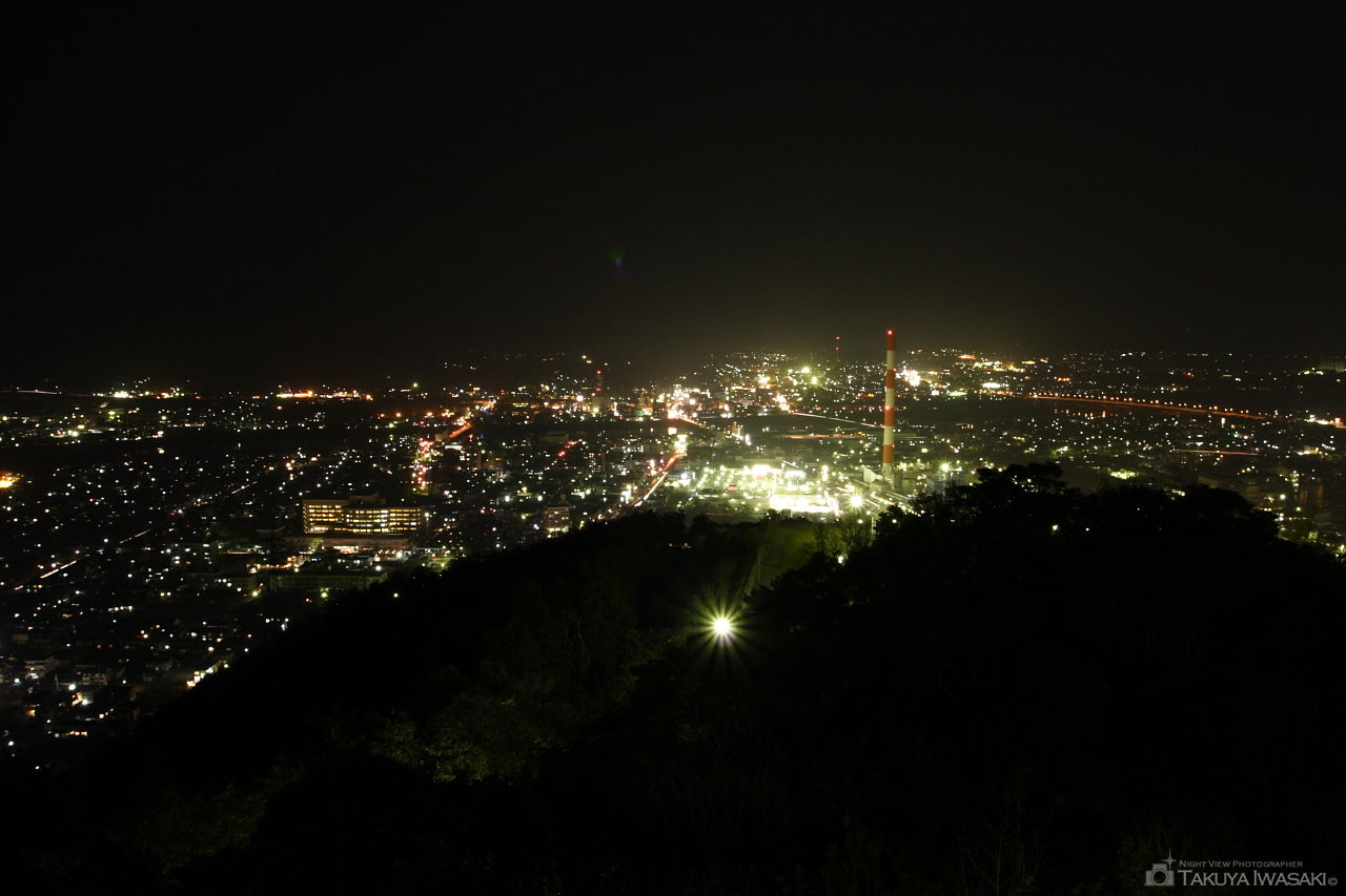 愛宕山公園の夜景スポット写真（2）