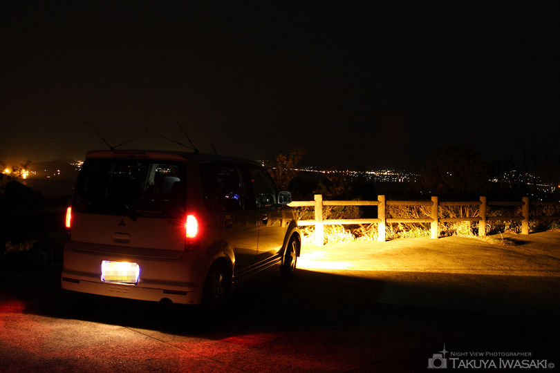 遠見山展望所の夜景スポット写真（3）