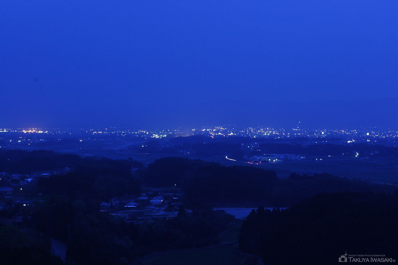 母智丘公園の夜景スポット写真（1）