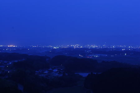 母智丘公園の夜景スポット写真（1）class=