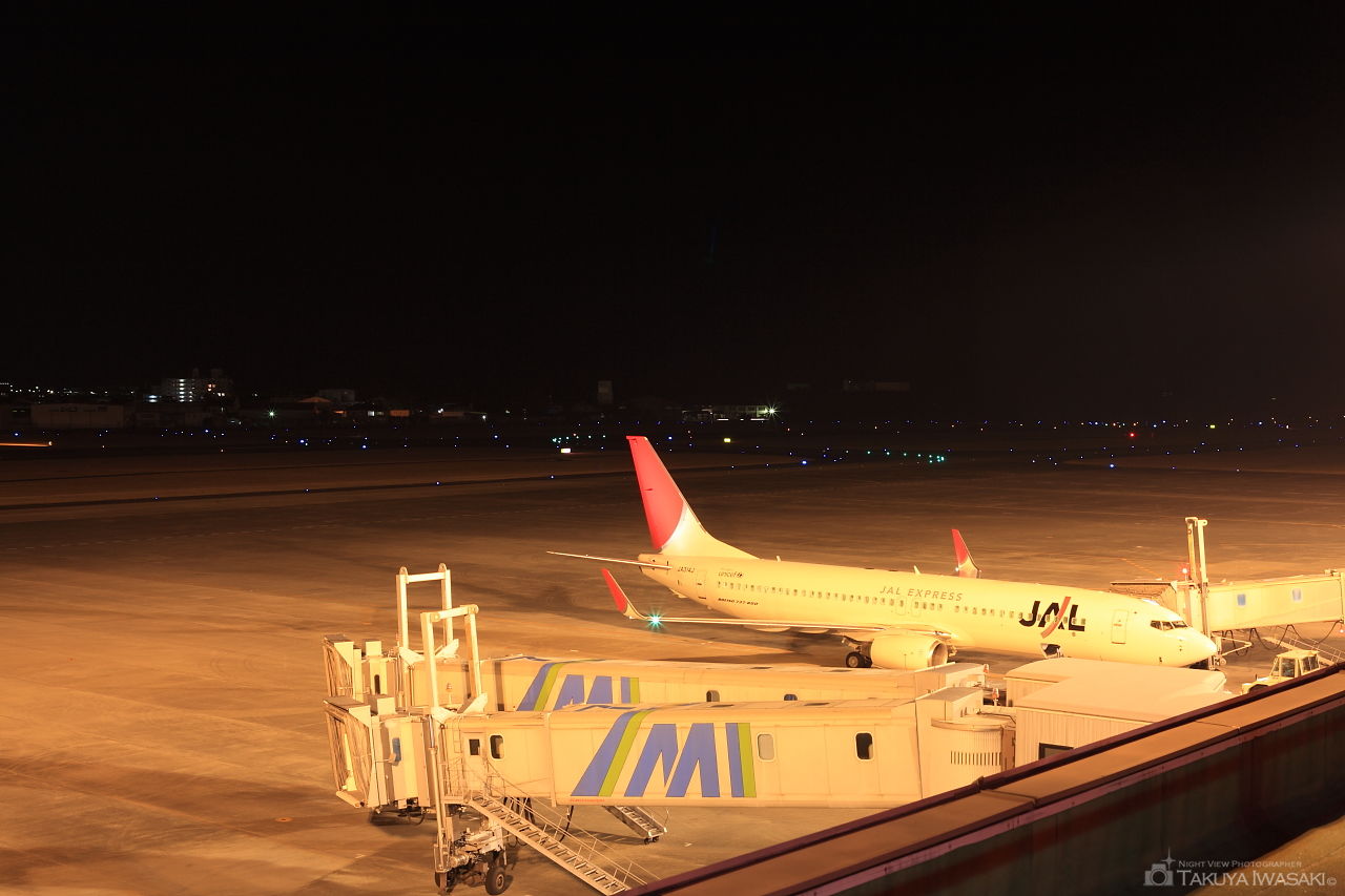 宮崎空港 展望デッキの夜景スポット写真（3）