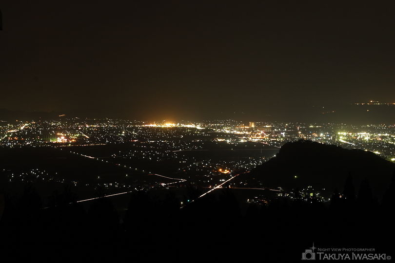 国分ハイテク展望台の夜景スポット写真（1）