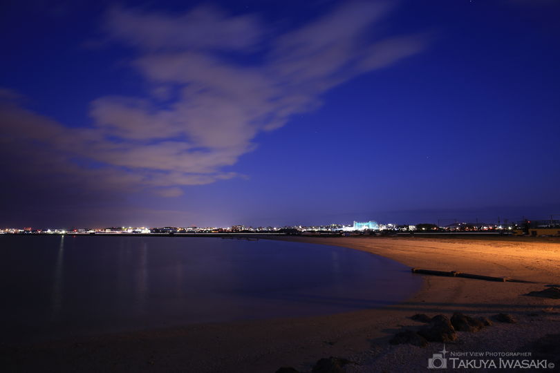 瀬長島の夜景スポット写真（1）