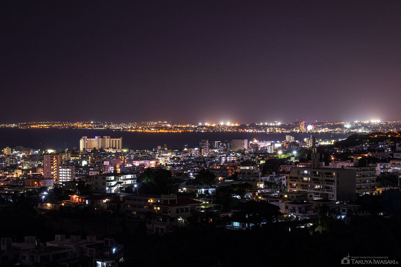 嘉数高台公園の夜景スポット写真（1）