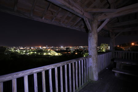 浦添運動公園 市民球場前の夜景スポット写真（3）class=