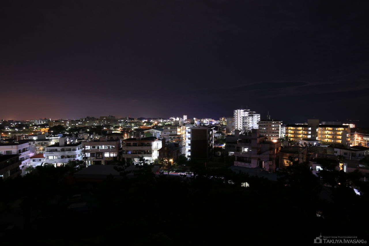 上原高台公園の夜景スポット写真（2）