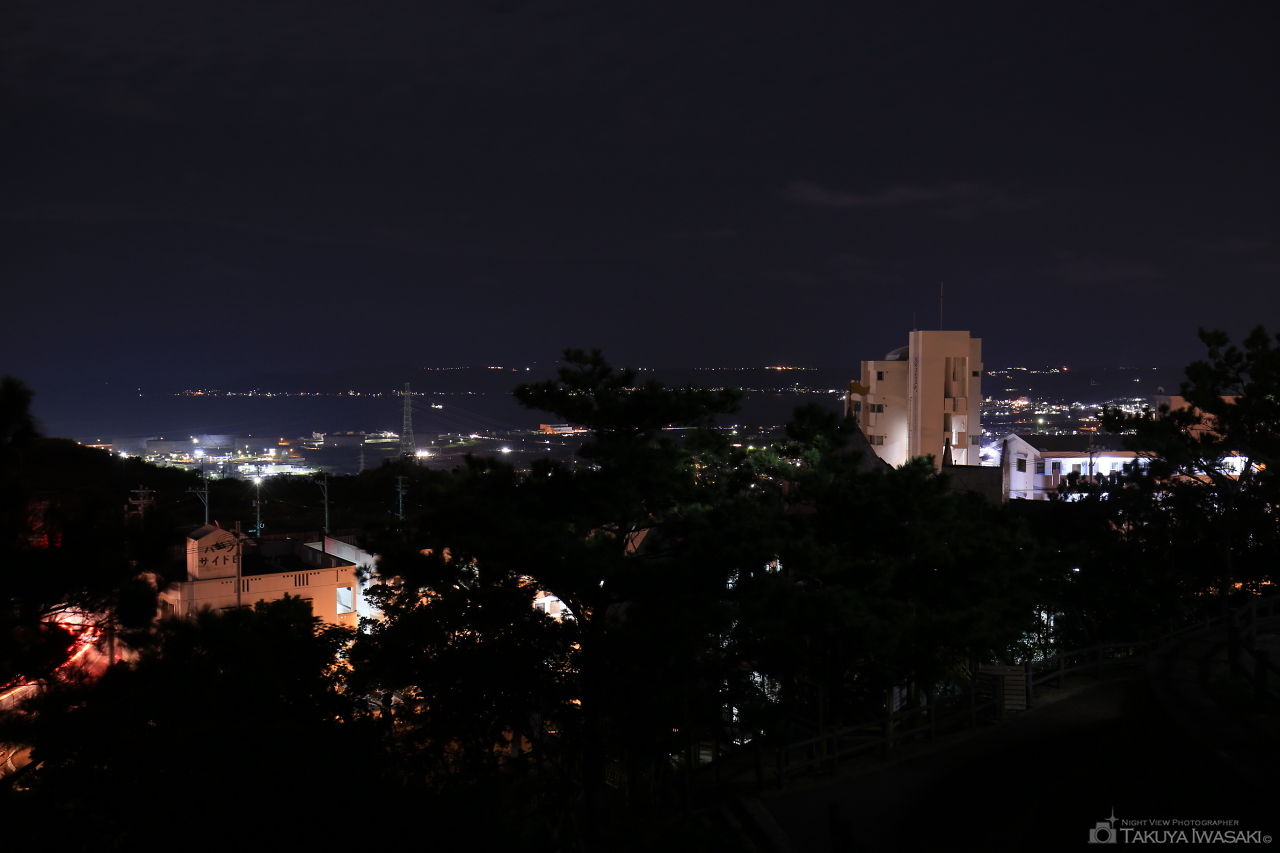 上原高台公園の夜景スポット写真（3）