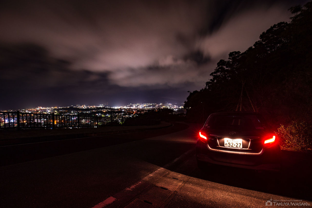 名護中央公園手前の夜景スポット写真（3）