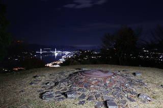 安波山 山頂の夜景スポット写真（4）class=