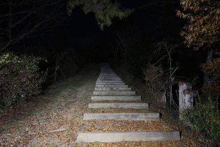 安波山 山頂の夜景スポット写真（5）class=