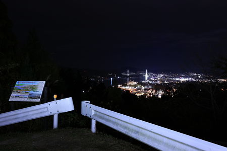 安波山公園前の夜景スポット写真（4）class=