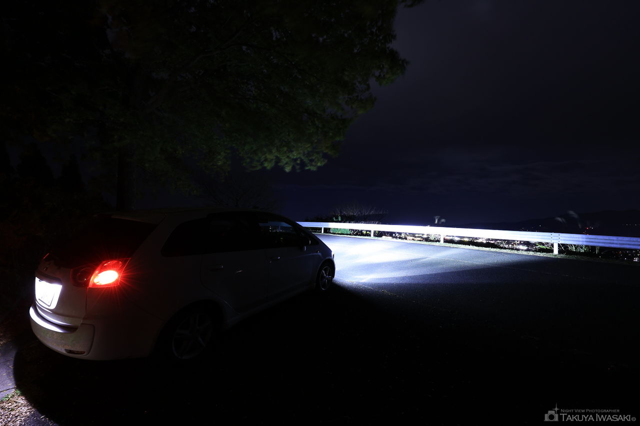 安波山公園前の夜景スポット写真（5）