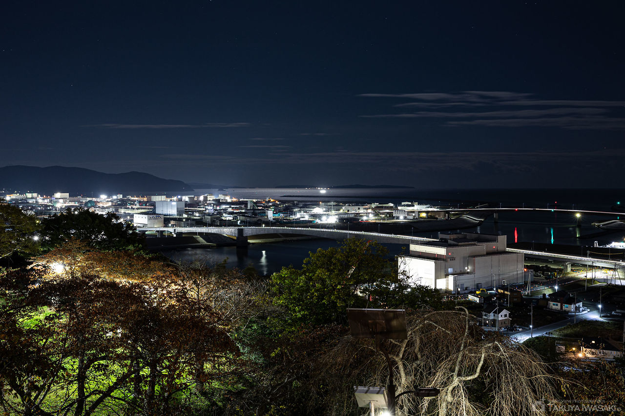 日和山公園 展望の広場の夜景スポット写真（1）