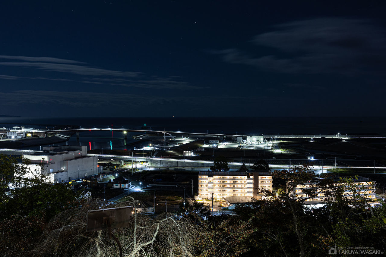 日和山公園 展望の広場の夜景スポット写真（2）