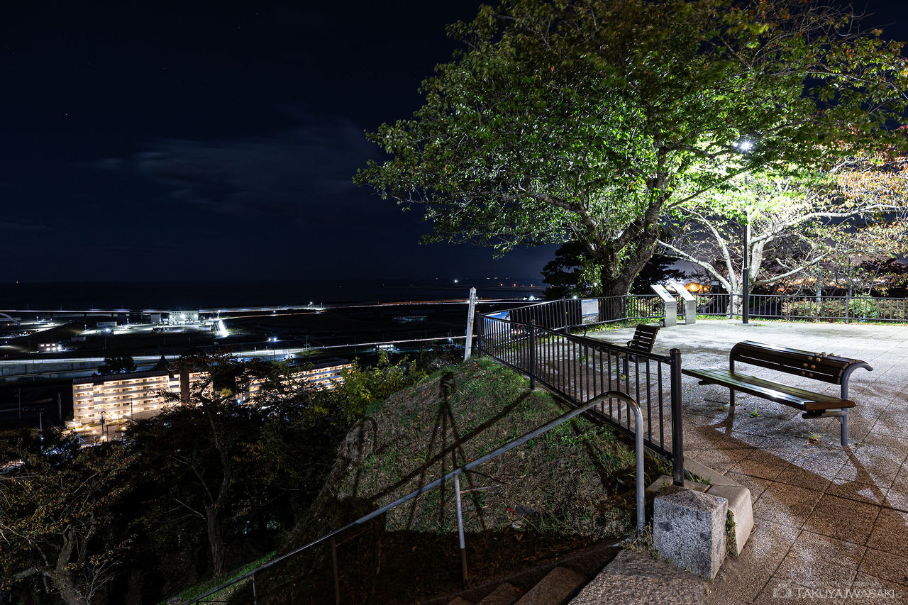 日和山公園 展望の広場の夜景スポット写真（3）