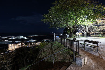 日和山公園 展望の広場の夜景スポット写真（3）class=