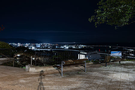 日和山公園 展望の広場の夜景スポット写真（4）class=
