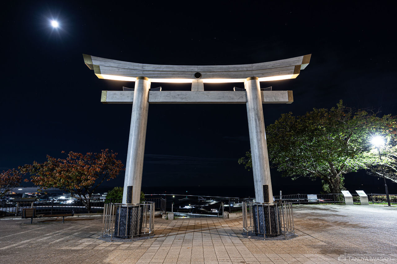 日和山公園 展望の広場の夜景スポット写真（5）