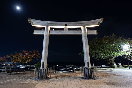 日和山公園 展望の広場の夜景スポット写真（5）class=