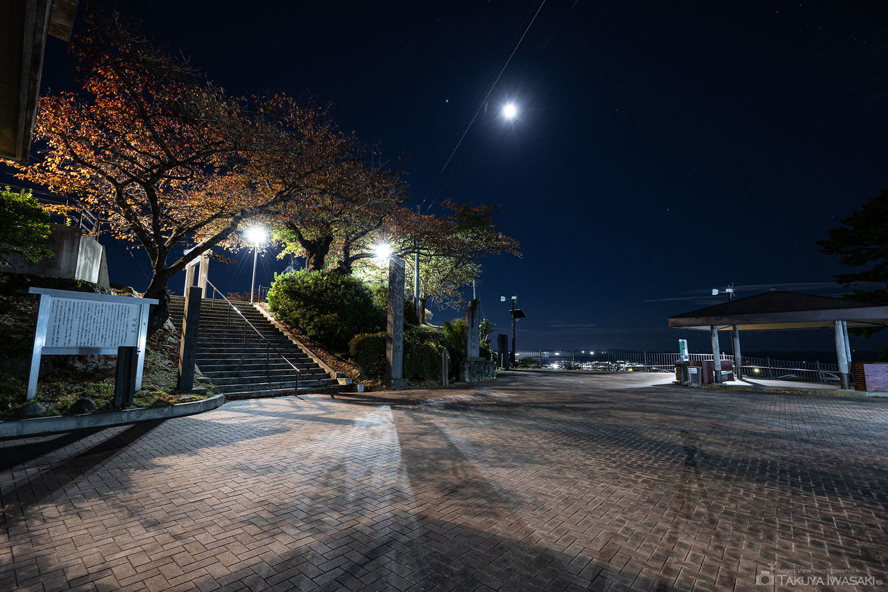 日和山公園 展望の広場の夜景スポット写真（6）