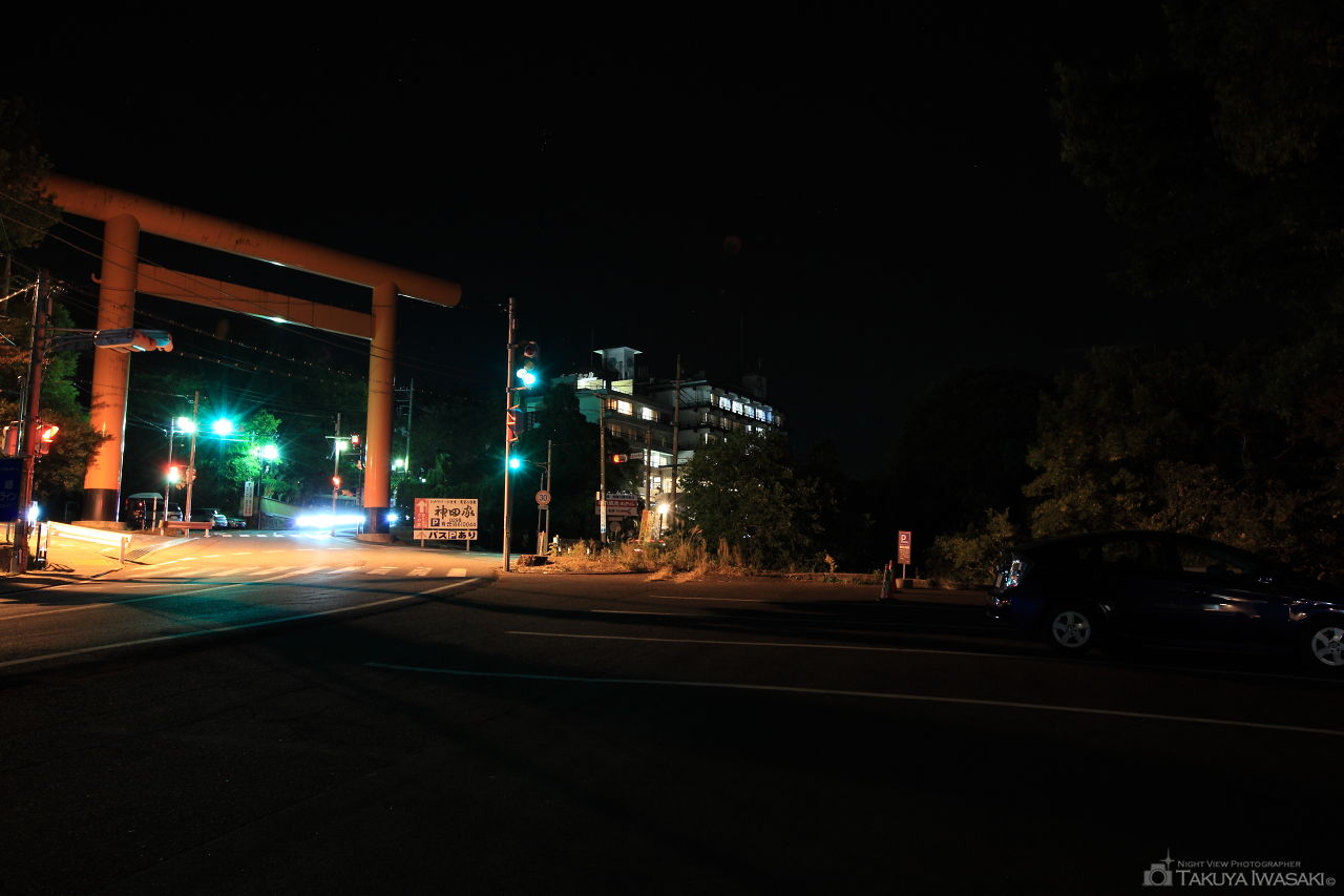 筑波山神社入口の夜景スポット写真（3）