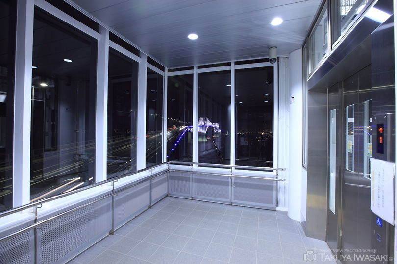 若洲昇降タワー展望台の夜景スポット写真（2）