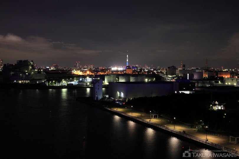 東京ゲートブリッジ 歩道の夜景スポット写真（1）