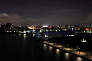 東京ゲートブリッジ 歩道の夜景スポット写真（1）class=