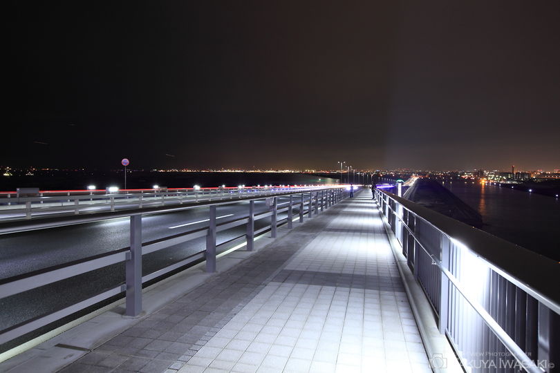 東京ゲートブリッジ 歩道の夜景スポット写真（3）