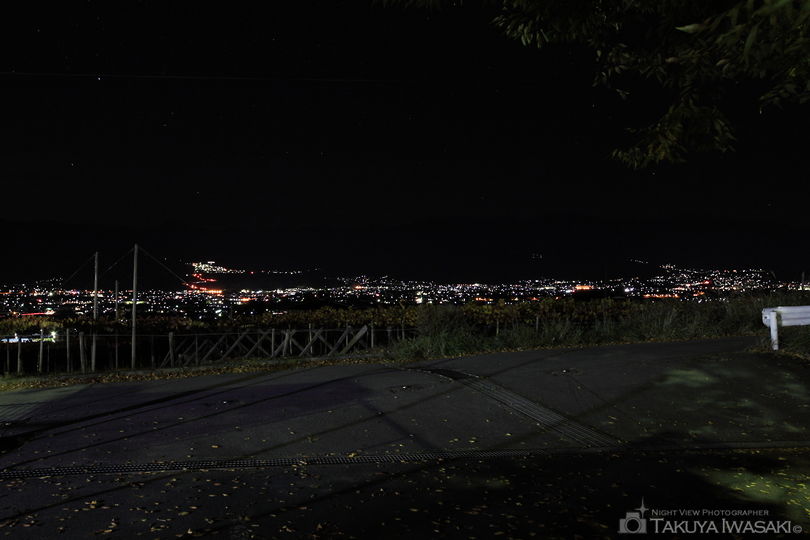 釈迦堂PA（上り）の夜景スポット写真（1）