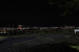 山梨市内を中心とした夜景