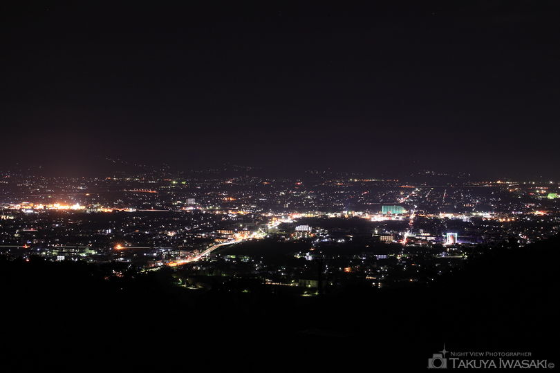 大蔵経寺山 三ツ石地区の夜景スポット写真（1）